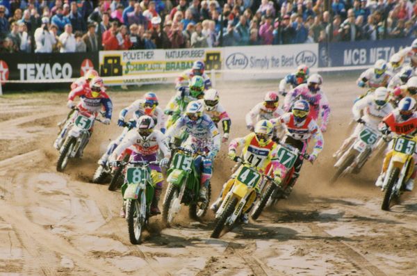 Hollanti Vankenswaard GP-250 1992 I-erän startti